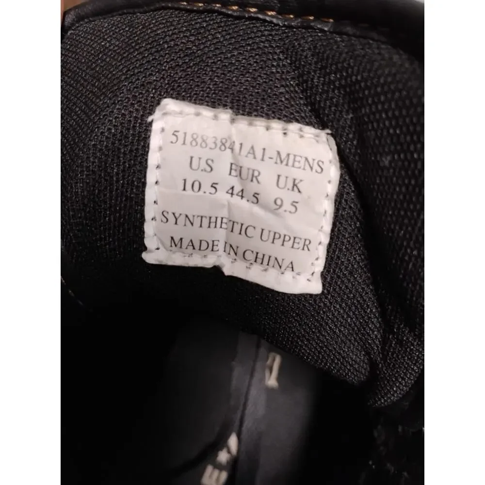Levis Strauss High Top Black Shoes Men Size 10.5
